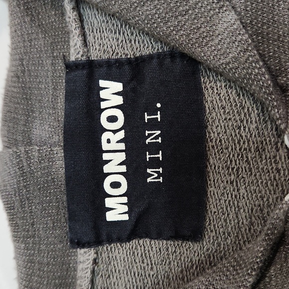 Monrow Mini Kids Zip-Up Hoodie With Green Camouflage Print, Size 12 (6+) ~ VGUC - Picture 9 of 12